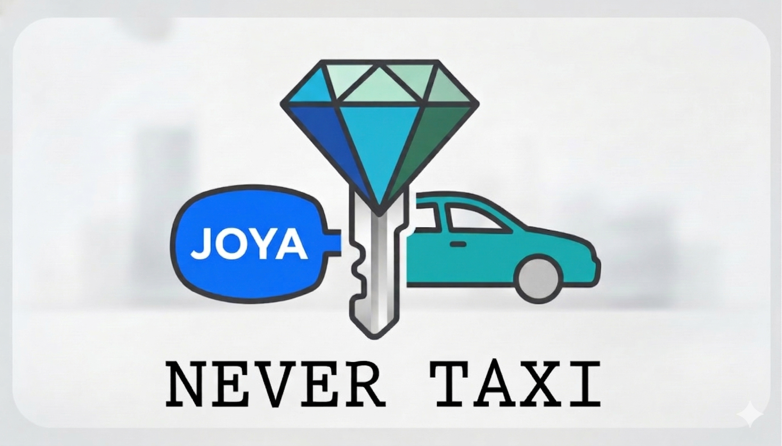 Joya Never Taxi Logo